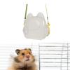 Gcljlmy Hamster Carrier, Transparent Small-Animal Travel Cage view 4
