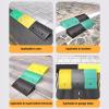 XMLYSMYS Plastic Curb Ramp, 7–19 cm, Black, 25 x 27 x 11 cm view 4