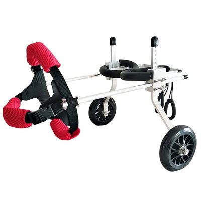 Adjustable 2-Wheel Pet Wheelchair for Small Dogs and Cats