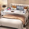 Adjustable Bed Table, Rolling Laptop Desk with Adjustable Height and Width view 1
