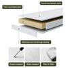 Adjustable Bed Table, Rolling Laptop Desk with Adjustable Height and Width view 3