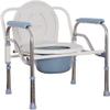 LBLFEBD Foldable Lightweight 3-in-1 Bedside Commode Chair, Adjustable Height, Color A view 1