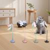 Cat Toy with Suction Cup and Feathers, 4-Piece Set view 3