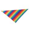 ibasenice Triangular Dog Bandana in Rainbow Colors view 1