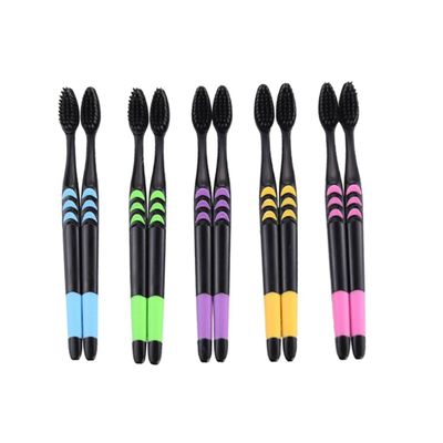 Bamboo Charcoal Toothbrush, Soft Manual Toothbrush