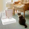 Gcljlmy Automatic Cat Waterer and Pet Feeder, Large Capacity for Dogs, Rabbits, Cats, and Small Animals (White, Without Bowl) view 2