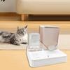 Gcljlmy Automatic Cat Waterer and Pet Feeder, Large Capacity for Dogs, Rabbits, Cats, and Small Animals (White, Without Bowl) view 3