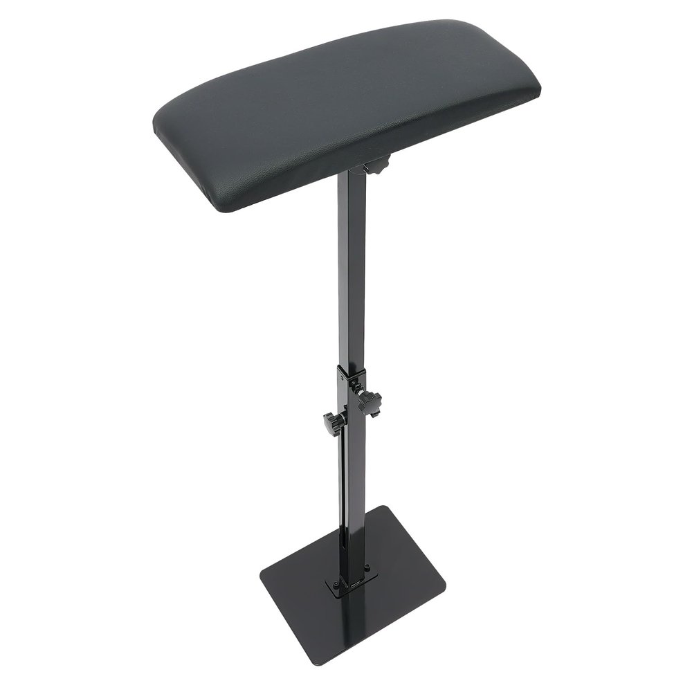 Portable Removable Tattoo Table Armrest with Wheels and Pen Holder, Height Adjustable 22.05–34.65 in