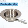 HaseMed Stainless Steel Bedpan with Lid, 31 cm, 1 pc view 2