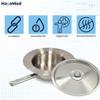HaseMed Stainless Steel Bedpan with Lid, 31 cm, 1 pc view 3