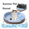 HIKOO DAILY Pet Cooling Mat, Breathable, Washable Cat Bed, Silk Sleep Mat, All Seasons, Pink, S view 4