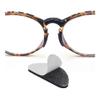 HIKOO DAILY Invisible, Non-Slip Silicone Nose Pads for Glasses, Self-Adhesive, Transparent, 20 Pieces view 3