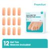 Promifun Silicone Toe Caps, 12-Pack for Little Toes, Beige view 2