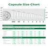 Empty Capsules Size 1, 200 Count, Vegan, Transparent, Allergen-Free | Vegetarian, Halal, Non-GMO view 3
