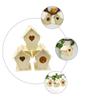 2-Piece Wooden Birdhouse Decor, Beige, Handmade Wall Decor for Children's Room view 4