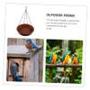 Decorative Hanging Outdoor Bird Feeder and Birdbath view 2