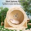 Wooden Hamster Exercise Wheel, 22 cm view 2
