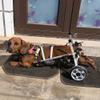 Pet Wheelchair with Adjustable Leg Support, 4-Wheel Dog Mobility Aid, Size S view 3