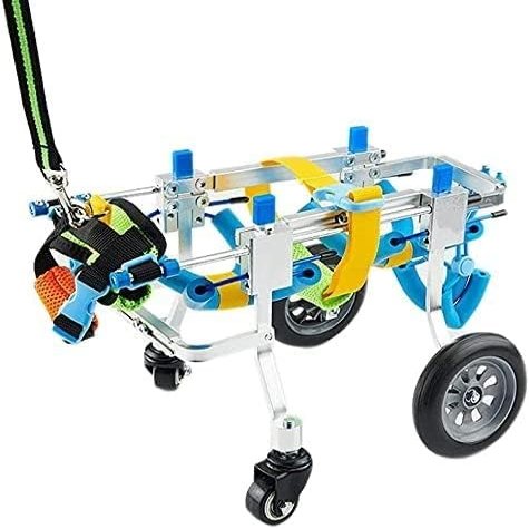 Pet Care Adjustable Full-Support Wheelchair for Disabled Dogs