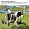 Dog Wheelchair, 4-Wheel Pet Bike Trailer, Medium/Large, Full Support Mobility Aid, Pink view 4