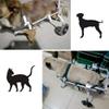 HDPIJCRP Adjustable Rear-Leg Wheelchair for Dogs, Puppies and Cats, 2-Wheel Pet Cart view 2