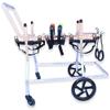 HDPIJCRP 4-Wheel Pet Wheelchair for Small Dogs, Rear-Leg Support, 2XL view 1