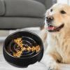 Slow Feeder Dog Bowl with Interactive Design view 3