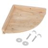 Nurnesy Wooden Pet Cage Platform - Corner Stand for Small Pets view 1