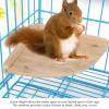 Nurnesy Wooden Pet Cage Platform - Corner Stand for Small Pets view 2