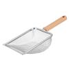 HOMOBABE Stainless Steel Reptile Litter Scoop with Wooden Handle view 1