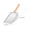 HOMOBABE Stainless Steel Reptile Litter Scoop with Wooden Handle view 2