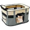Foldable Pet Playpen, 70 x 55 x 40 cm, for Dogs, Puppies, Cats and Small Animals view 1