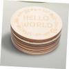 Sosoport 14-Piece Wooden Baby Milestone Cards, Reusable Photo Props in Khaki view 4