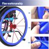 22/24-Inch Wheelchair Push Rim Covers, 1 Pair, Silicone, Pink (24 in) view 2