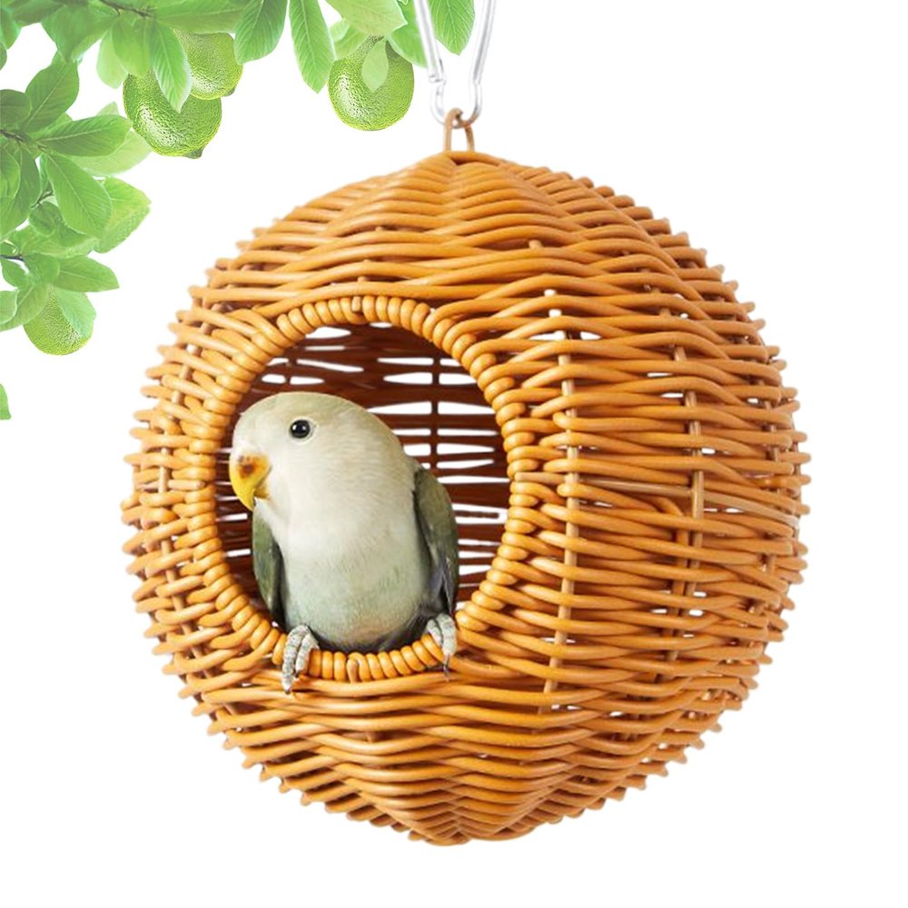Birdcage Nest, Breeding Nest Made of Imitation Rattan