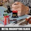 SAFIGLE 4-Piece Head-Mounted Magnifier for Watch and Jewelry Repair view 2