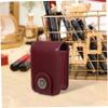 Small Blue PU Lipstick Case with Mirror for Travel view 4