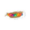 ERINGOGO Mini Straw Hat for Dogs, Hawaii Party Style view 2