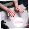PU Leather and Foam Nail Hand Rest Cushions, 2-Pack, Pink view 4