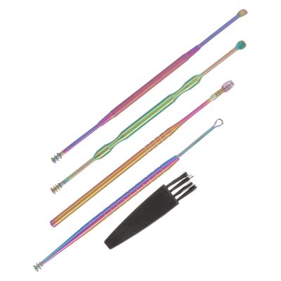 Vaguelly Earwax Removal Set for Adults, Stainless Steel and Plastic