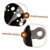 Metal Shoe Toe Replacement Caps for High Heels, 4 Pairs view 3