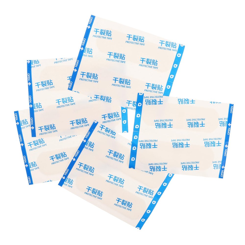 Ipetboom 100 Pcs Breathable Self-Adhesive Dressings for Cracked Hands and Feet