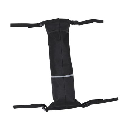 WRITWAA Oxygen Cylinder Bag and Holder, Oxford Fabric, Lightweight, Black, for Wheelchairs