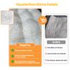 BingoPaw XL Dog Bed for Large Dogs, Washable Removable Cushion, 105 x 70 cm view 4