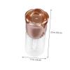 15 Clear Plastic Lip Gloss Tubes with Pink Caps view 2