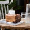 Acacia Wood Tissue Box Cover with Removable Holder view 3