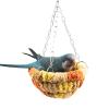 Duyeuau Warm Plush Bird Nest with Perch for Parrots view 2