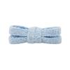 HIKOO DAILY 2 Pairs 1.5 cm Wider Plush Rope Shoelaces, Light Blue, 120 cm view 1