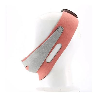 HIKOO DAILY Breathable V-Face Band, Cheek-Lifting Face Shaper, Thin Mask, Double-Chin-Reducing V-Line Shaping Bandage, Anti-Wrinkle Face Bandage (CORAL)