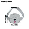 Gnrique Dog Treat Training Bag, Leakproof Silicone Waist Bag, 17.4/15.2/5.7 in, Adjustable Treat Pouch for Dogs and Cats, Portable, Multicolor view 2
